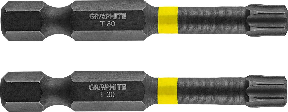 Graphite Końcówka wkrętakowa (Bity udarowe TX30 x 50 mm, 2 szt.)