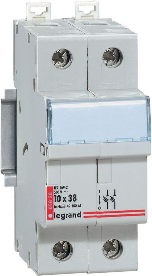 Legrand Rozłącznik bezpiecznikowy cylindryczny 2P 10x38mm RB328 (005828)