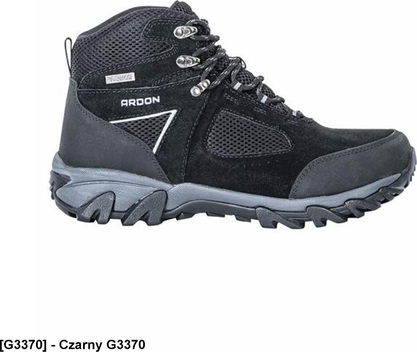 Ardon RAMBLER HIGH G33 - trzewik zamsz tkanina, wodoodporna membrana Hydroguard, gumowe wzmocnienie noska i pięty PU 39