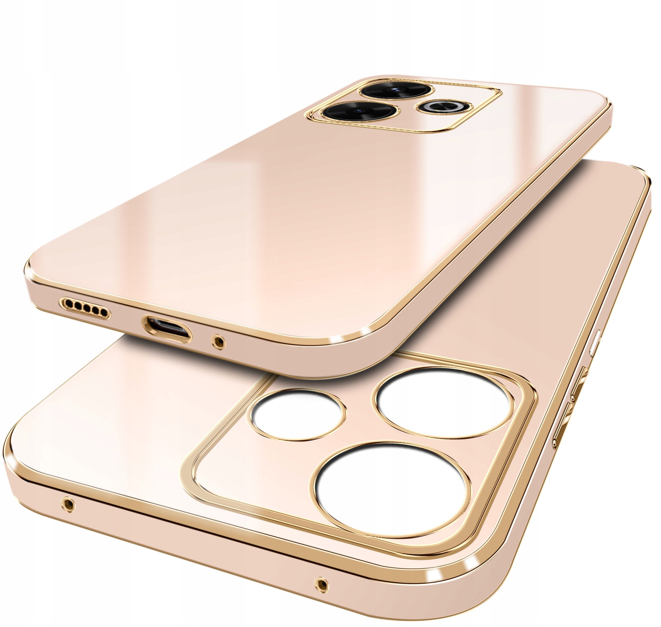 Etui do Xiaomi Redmi 13 4G | 5G | SILIKONOWE ELEGANCKIE SLIM + Szkło 9H