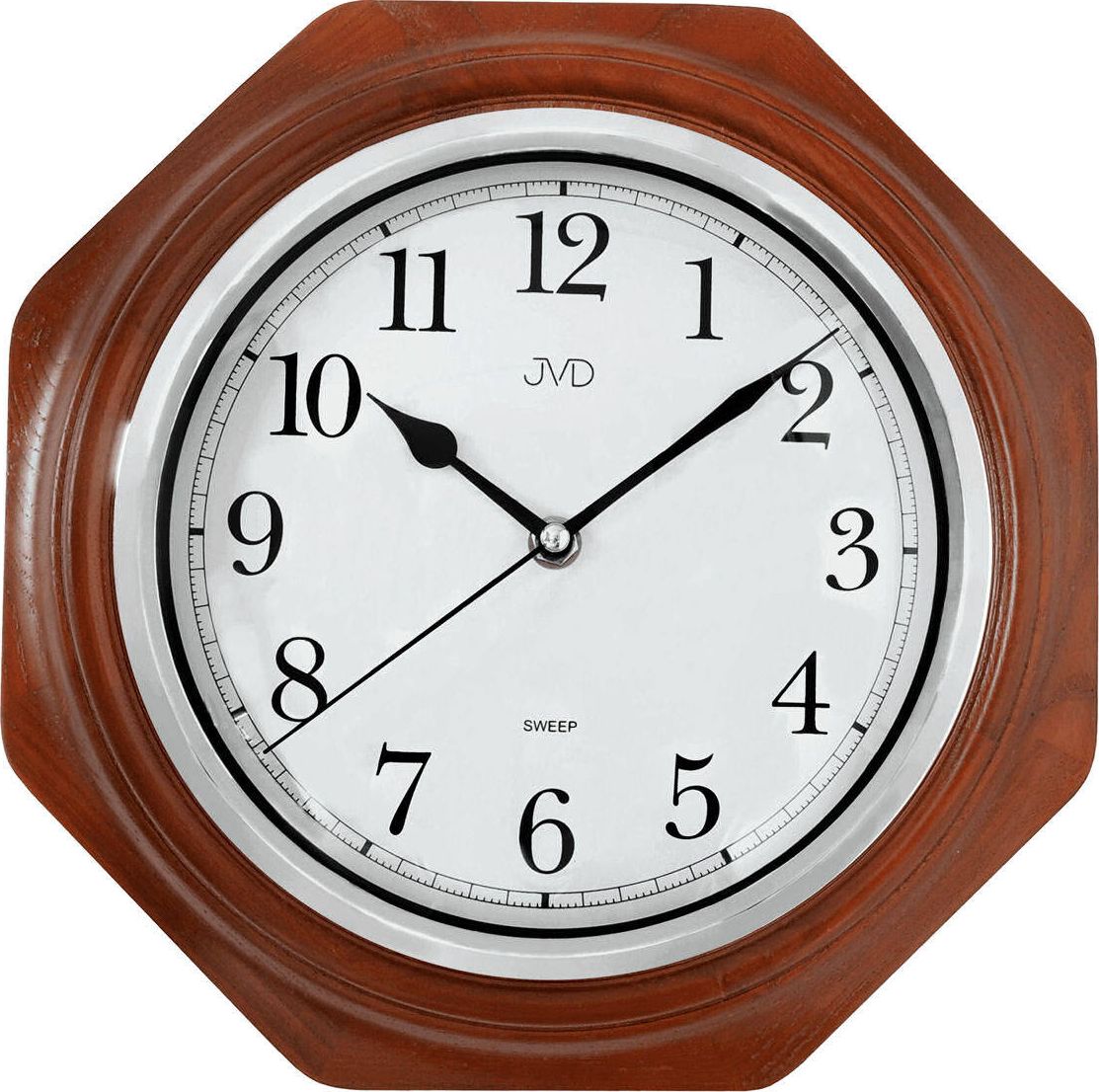 JVD Zegar ścienny JVD NS71.3 Cichy mechanizm uniwersalny