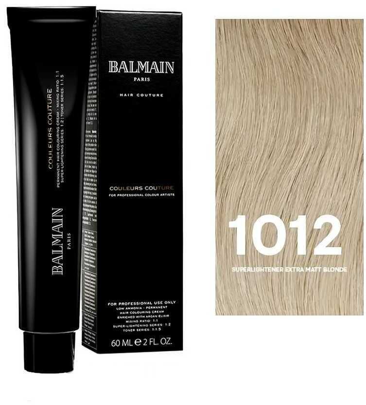 Balmain Professionnel, Couleurs Couture, Permanent Hair Dye, 1012 Superlightener Extra Pearl Blonde, 60 ml For Women