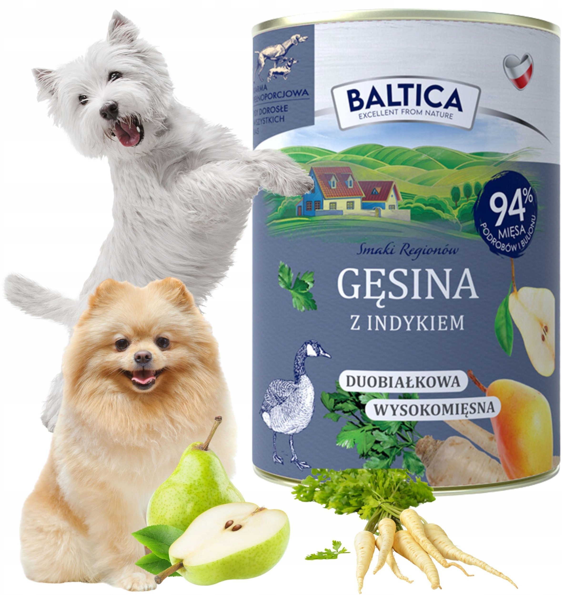 BALTICA SMAKI REGIONÓW Gęsina z indykiem 400g