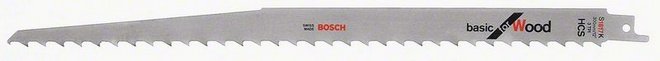 Bosch Brzeszczot do piły szablastej Basic for Wood 300x19x1,25mm S1617K 5szt. (2.608.650.679)
