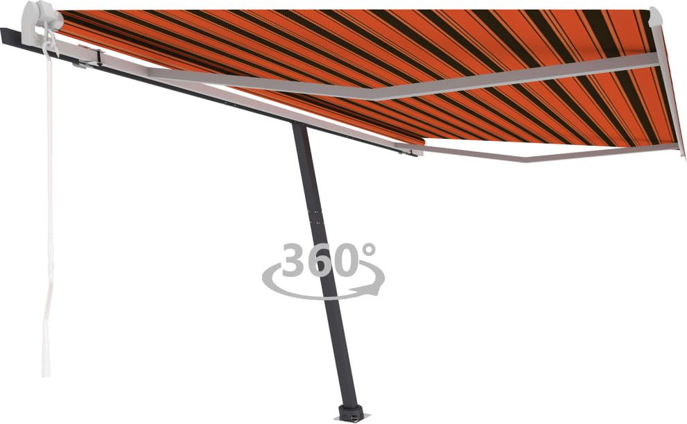 vidaXL Wolnostojąca, automatycznie zwijana markiza, 400x300 cm