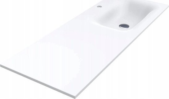 Umywalka Miraggio Umywalka asymetryczna prawa 120 x 45 cm