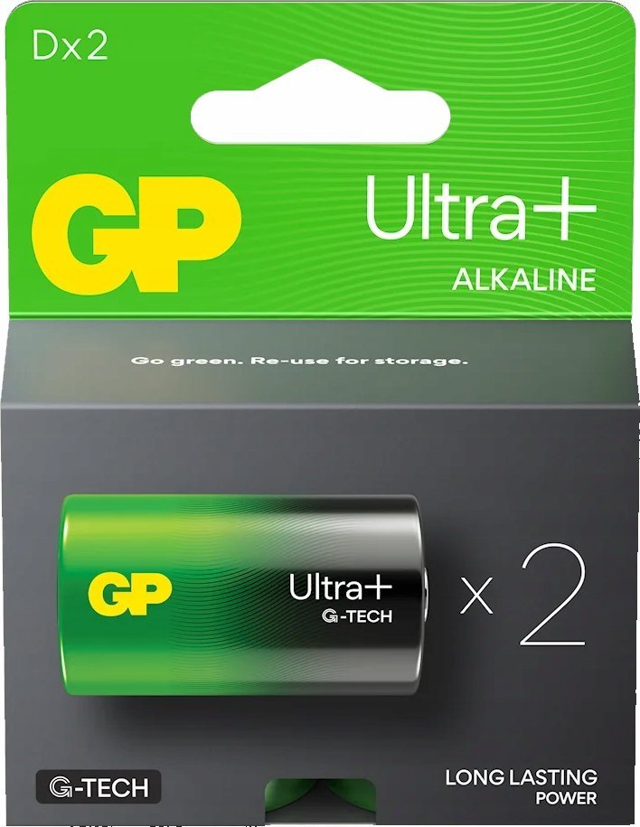 GP Akumulator Ultra+ LR20 2 szt.