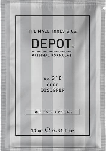 Depot, 300 Hair Stylings No. 310, UV Filter, Hair Styling Cream, Flexible Hold, 10 ml For Men