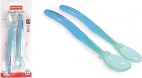 BamBam Fisher Price Łyżeczka i widelec