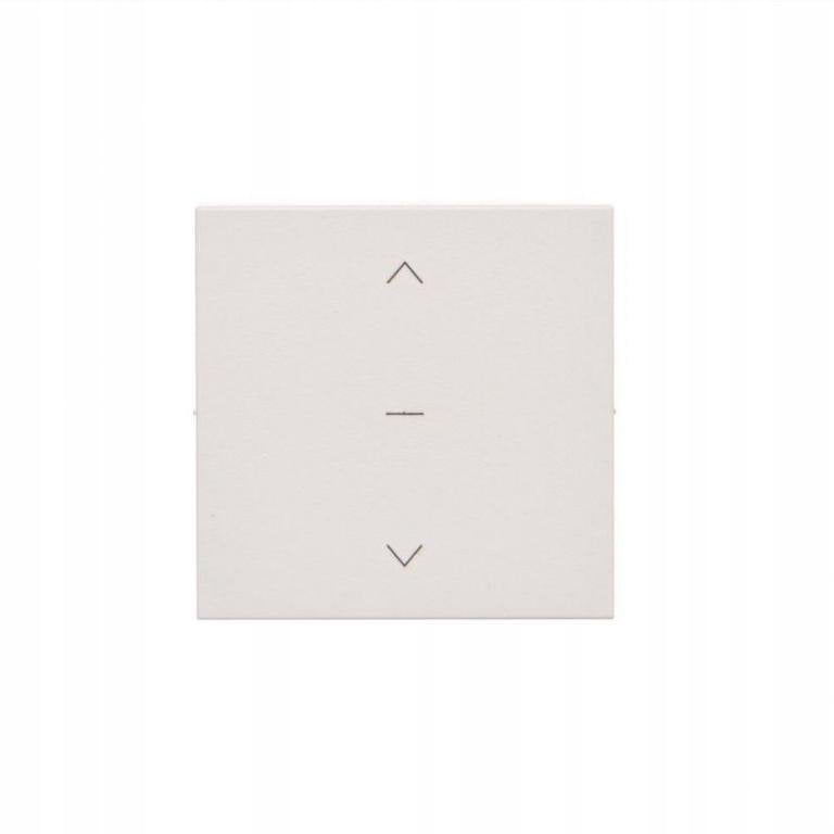 Simon 55 Klawisz pojedynczy do łącznika i przycisku roletowego: SZW1KM, SZP1KM Jasnoszary mat TKZW1K/114