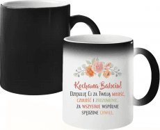 Koszulkowy Kochana Babciu! - magiczny kubek na prezent dla babci