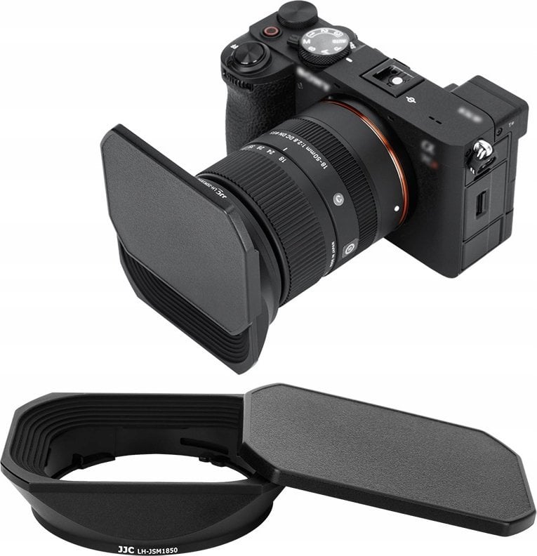 Osłona na obiektyw JJC Osłona Przeciwsłoneczna Dekielek Typ Lh-582-02 Do Sigma 18-50mm F2.8 Dc Dn / Lh-jsm1850