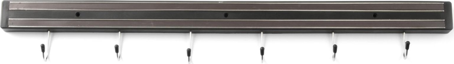 Hendi Listwa magnetyczna na noże z haczykami dł. 600 mm - Hendi 820407 Listwa magnetyczna na noże z haczykami dł. 600 mm - Hendi 820407