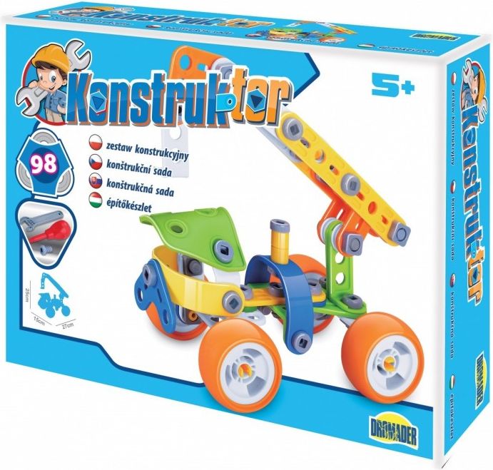 Dromader Zestaw konstrukcyjny pojazd 98 elementów Konstruktor