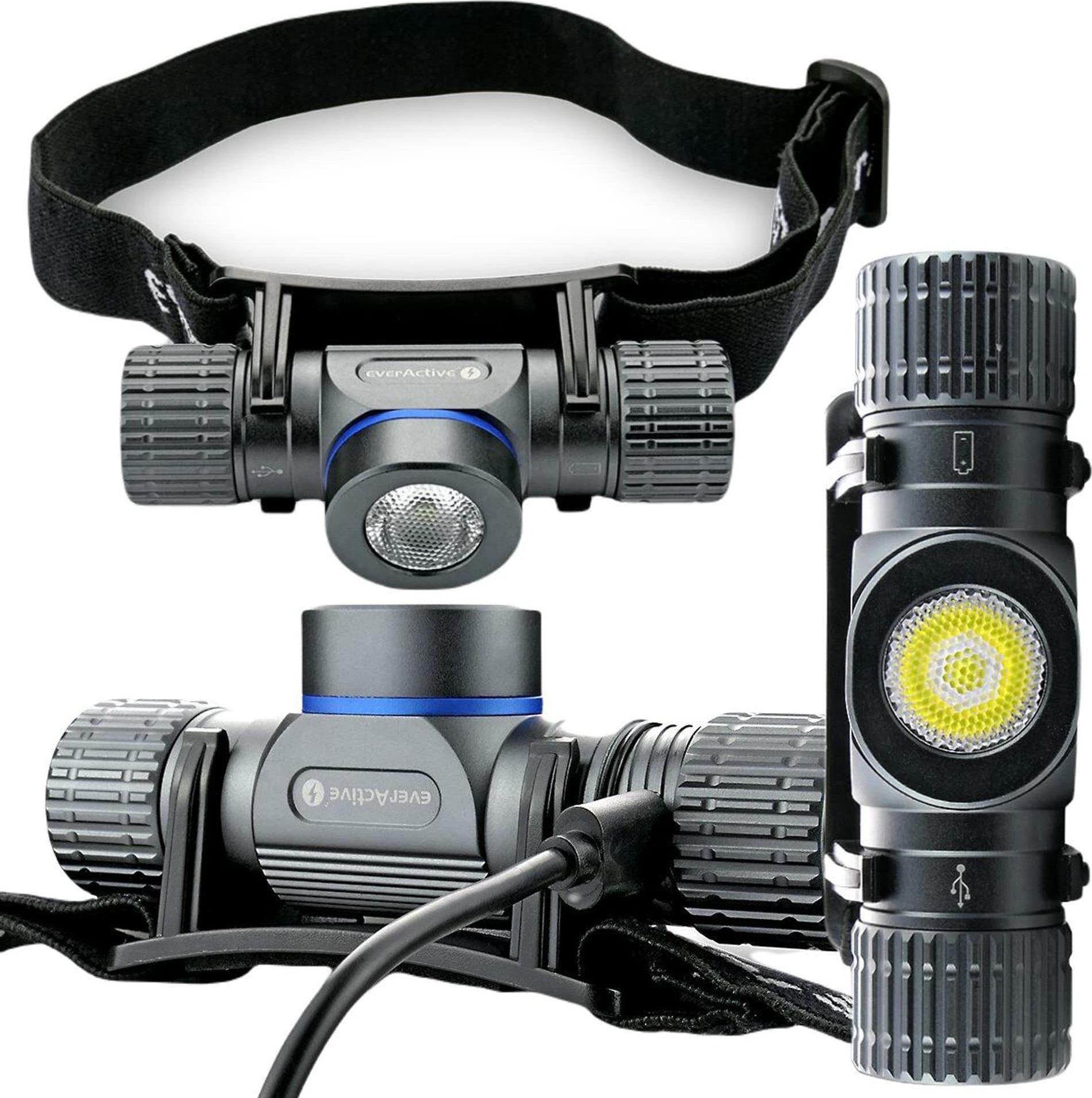 EverActive Latarka czołowa Osram P9 10W LED everActive HL-1100R Force 1100 lumenów IPX4