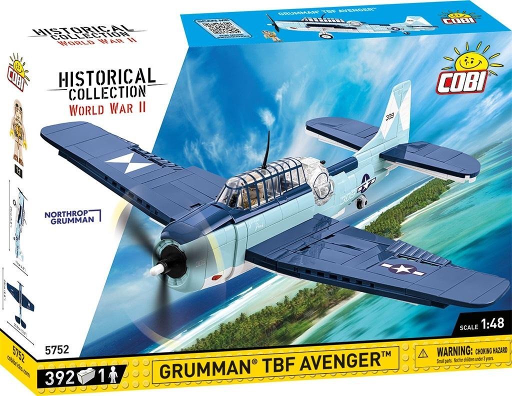 Cobi COBI 5752 Historical Collection WWII Grumman TBF Avenger 392 klocki