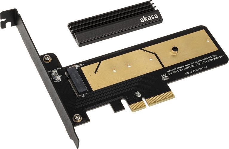 Akasa Adapter z M.2 X4 do PCI-E 3.0 (AK-PCCM2P-02)