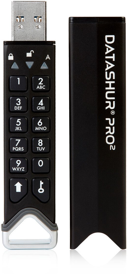 iStorage datAshur PRO2 pamięć USB 512 GB USB Typu-A 3.2 Gen 1 (3.1 Gen 1) Czarny