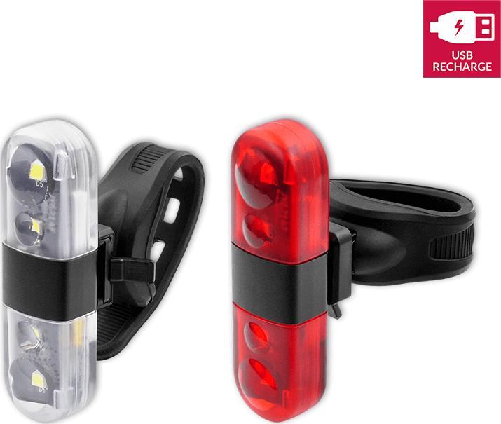 Lynx Zestaw lamp Lynx przód + tył na USB Uniwersalny