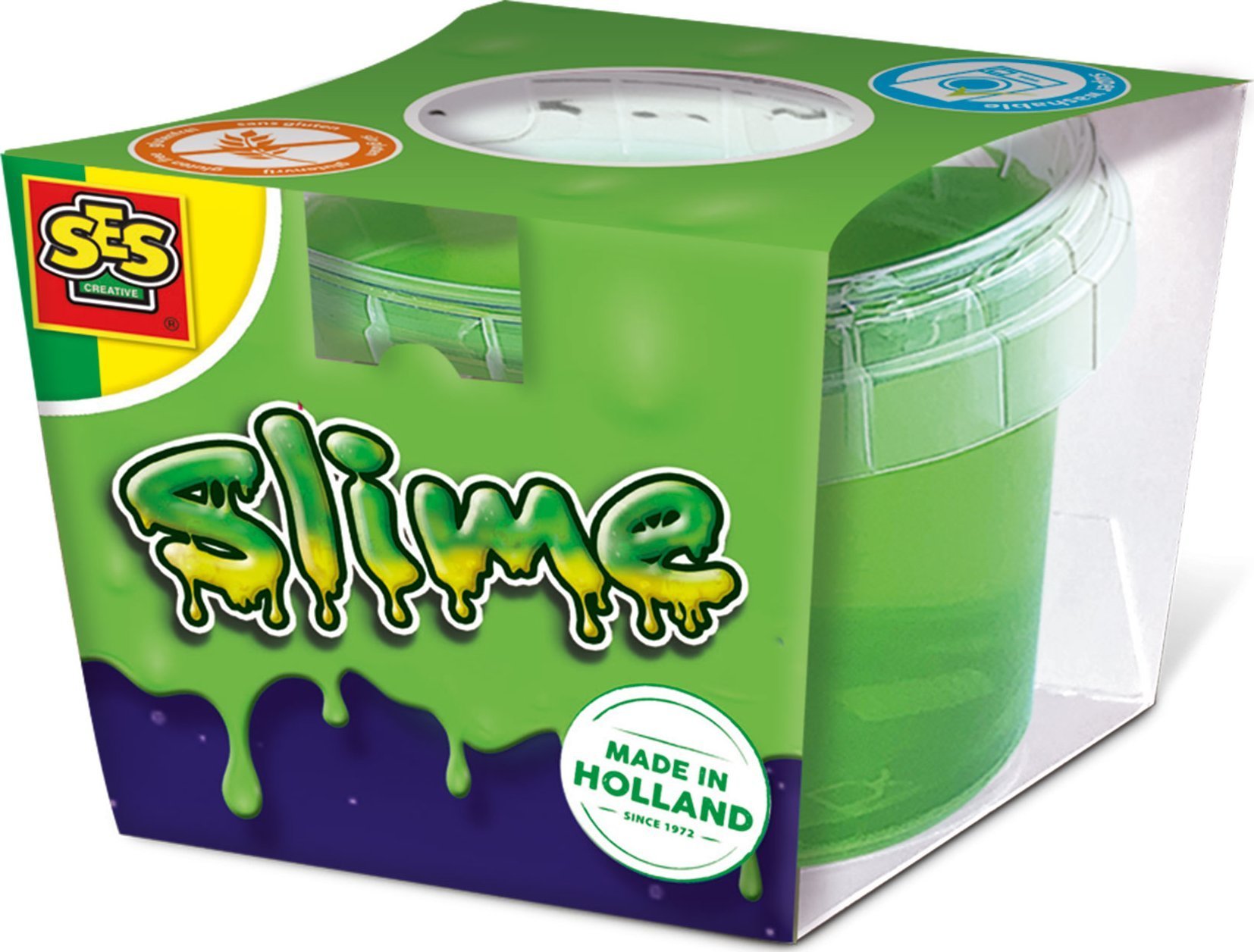 SES Slime neonowy zielony 140g 15041 50419