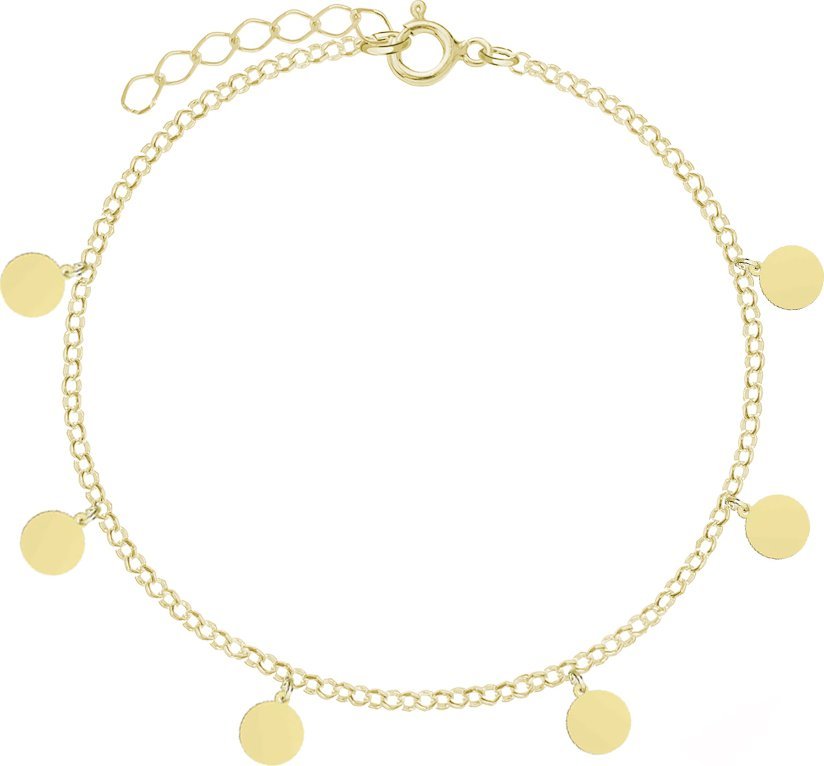 Radziszewska Jewellery Pozłacana Bransoletka z kółkami Choker