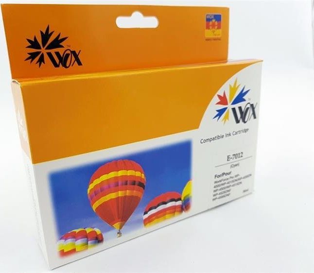 Tusz THI Zgodny Tusz Cyan do Epson WP-4000 WP-4015 WP-4095 WP-4500 WP-4515 WP-4595 / T7012 C13T70124010 / Niebieski / 36 ml / zamiennik uniwersalny