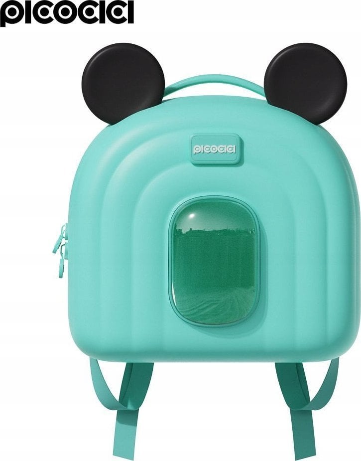 PICOCICI Mały plecak z uszkami k52 niebieski