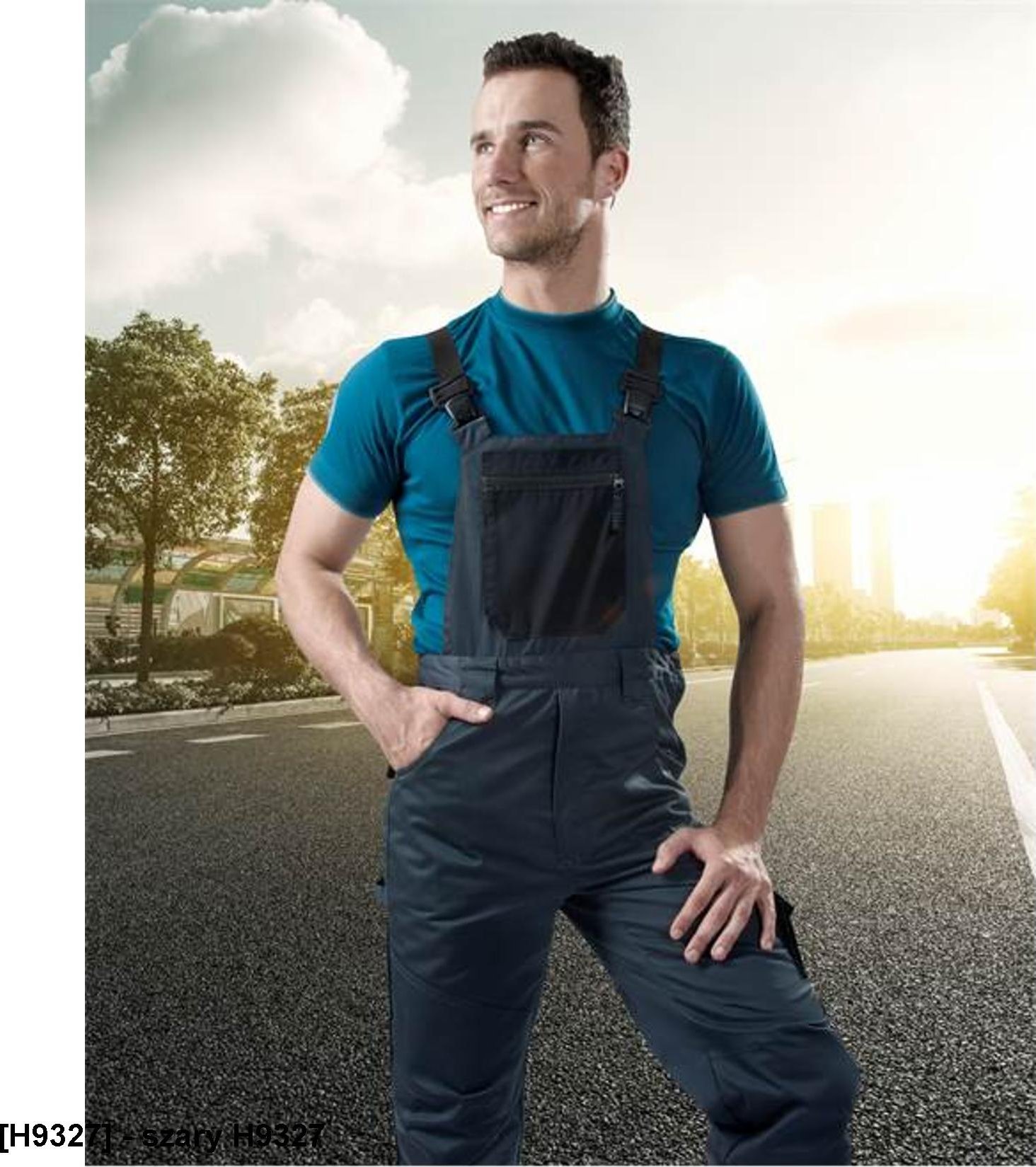 Ardon ARDON 4TECH 03 - Spodnie ogrodniczki ARDON4TECH 03 szaro-czarne przedłużone S - szary H9327 M