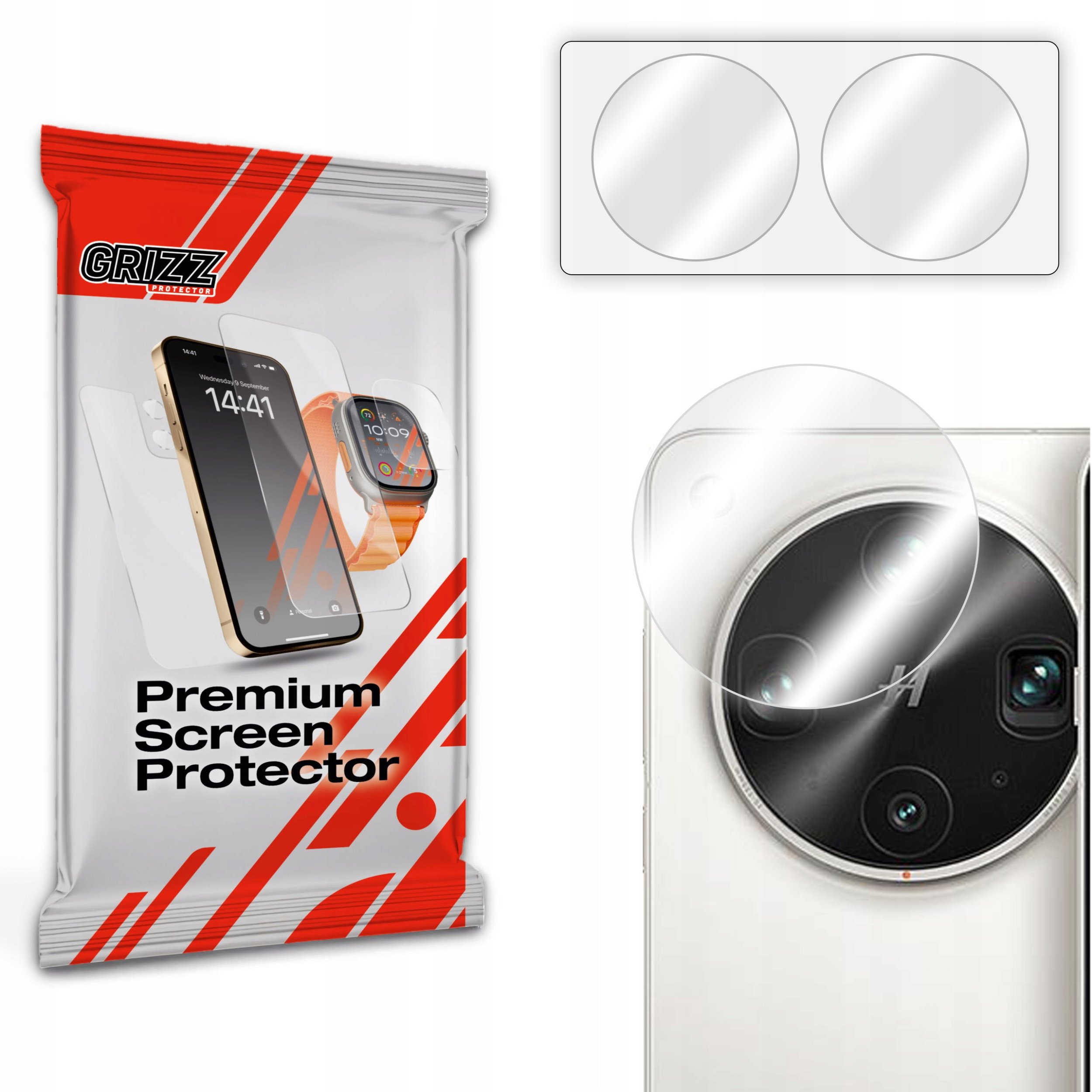 Szkło na aparat GrizzGlass HybridGlass Camera do Oppo Find X8 Ultra