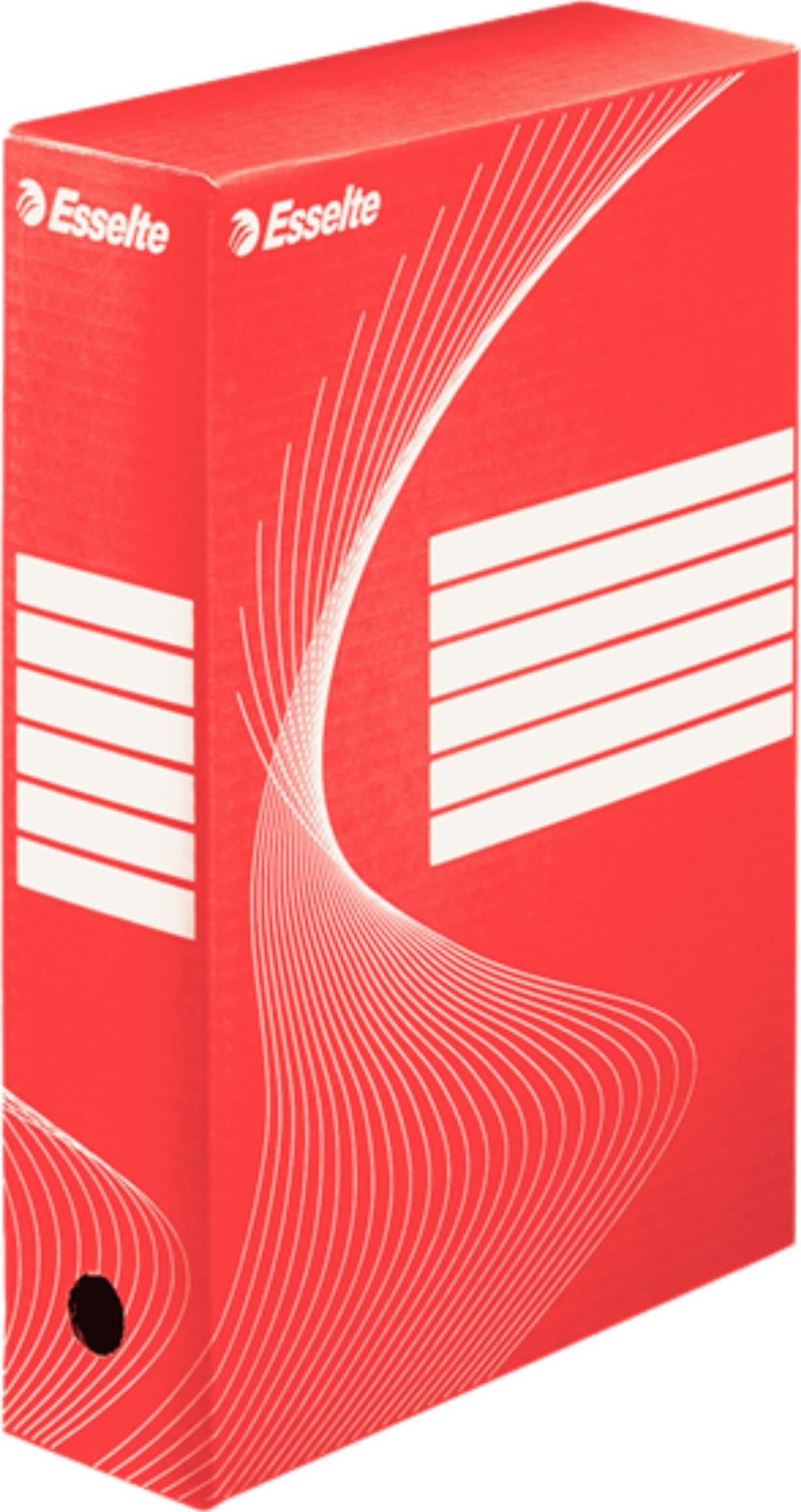 Esselte PUDŁO DO ARCHIWIZACJI ESSELTE 80 MM, CZERWONY