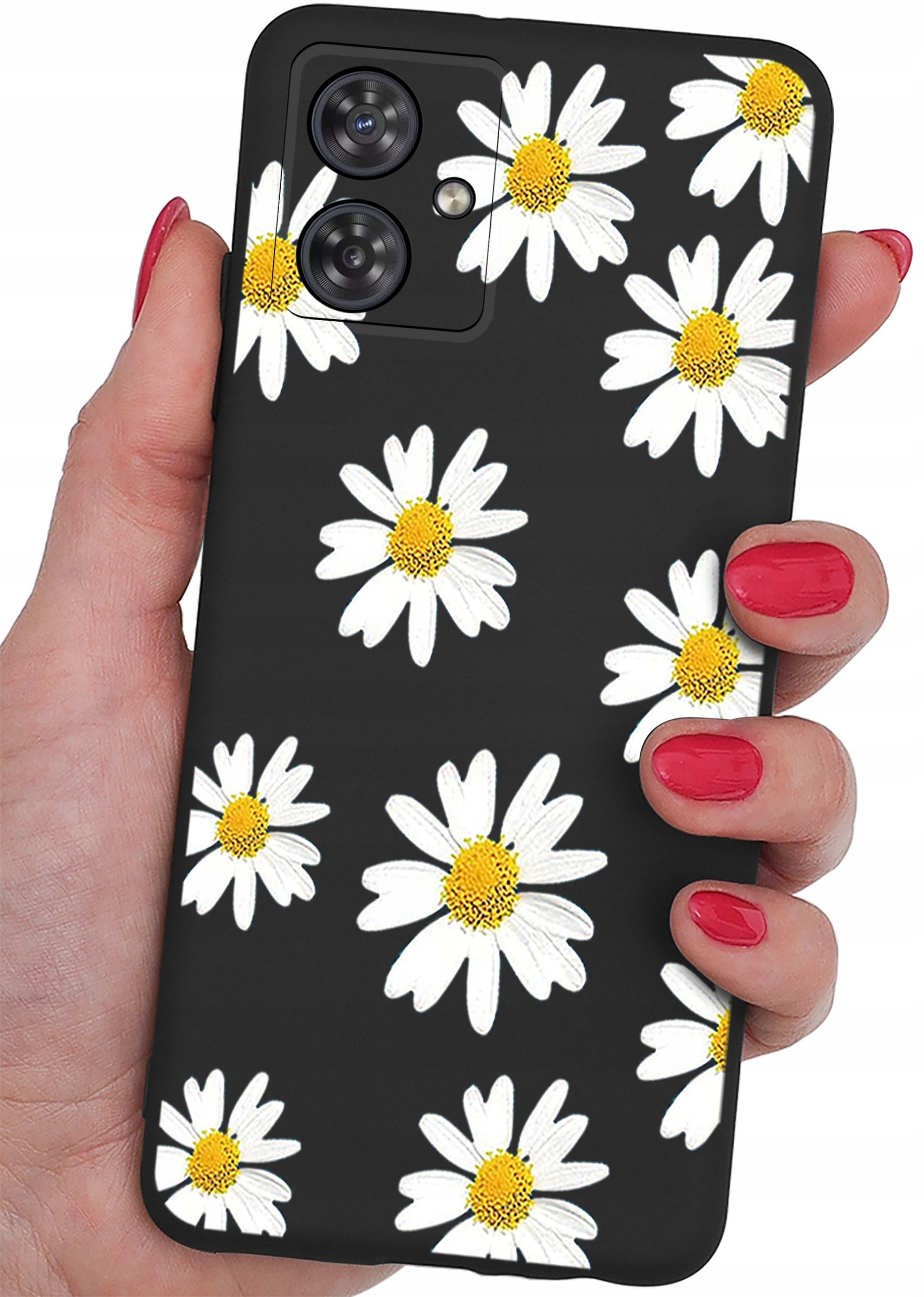 Etui do Motorola Moto G54 5G|Power Edition CASE WZORY MATT PLECKI +SZKŁO 9H