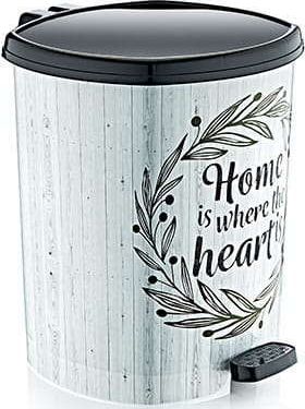 Kosz na śmieci Ozer na pedał czarny (SZC000283)