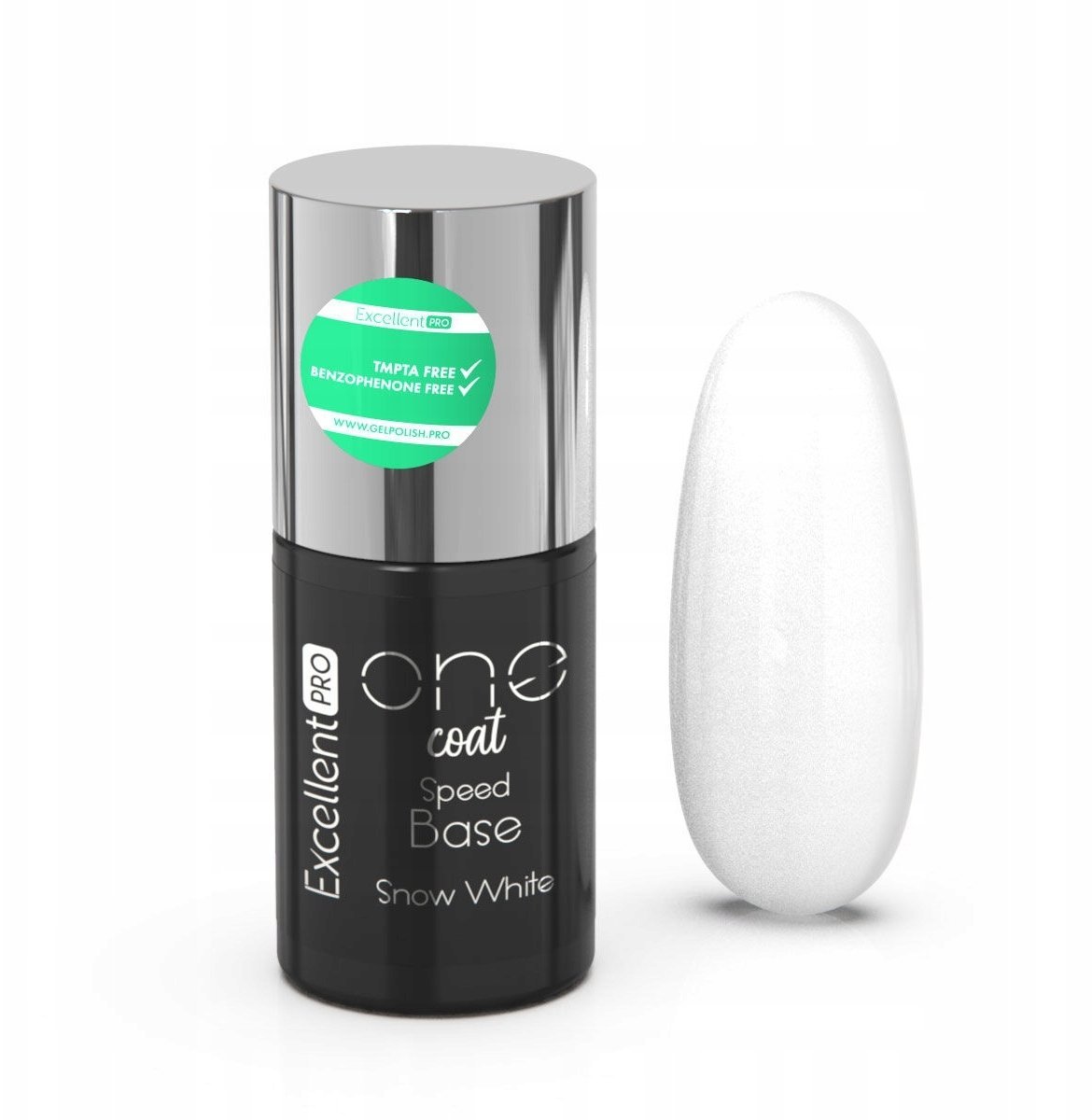 EXCELLENT PRO_One Coat Speed Base baza hybrydowa Snow White 7g