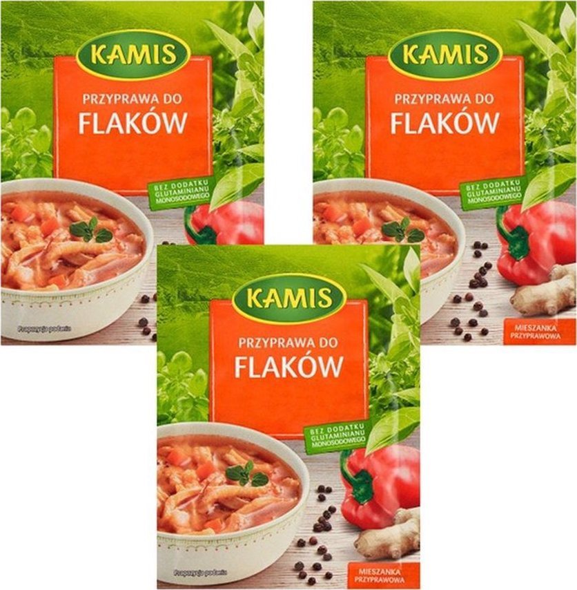Kamis Kamis Kuchnia polska Przyprawa do flaków biesiadnych 20 g x 3 sztuk