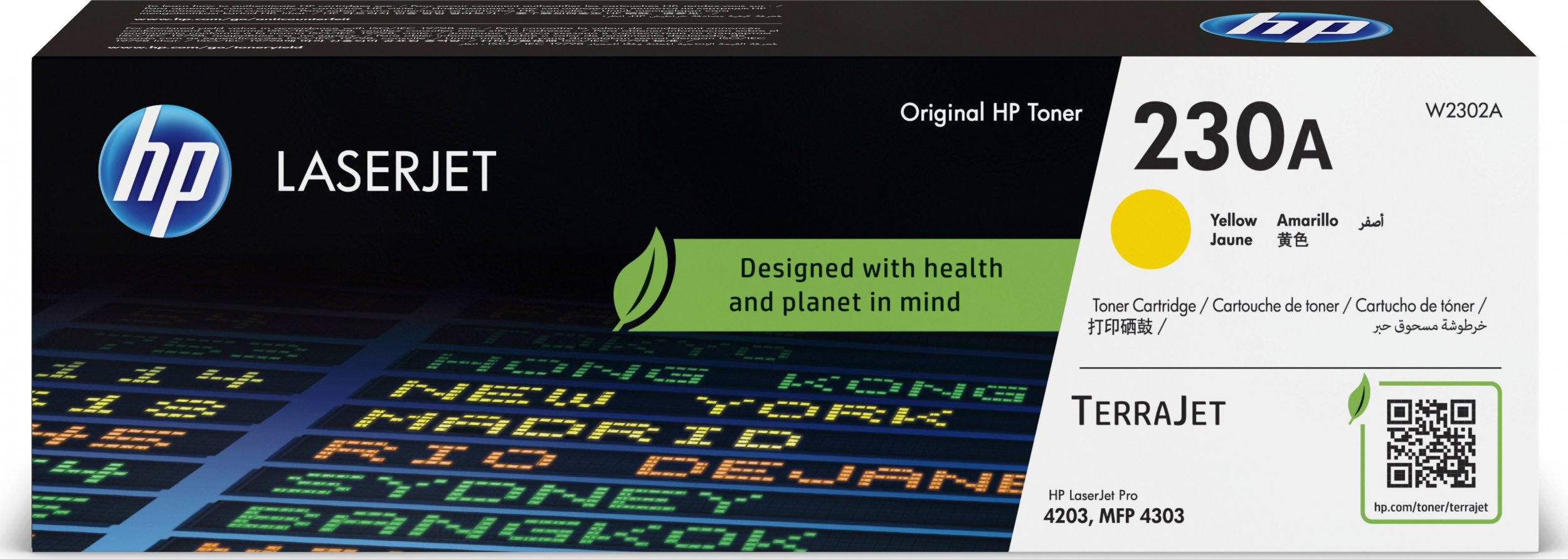 Toner HP HP Toner Cart. W2303X (230X) for Color LaserJet Pro MFP 4302 Color LaserJet Pro 4202 magenta High Capacity