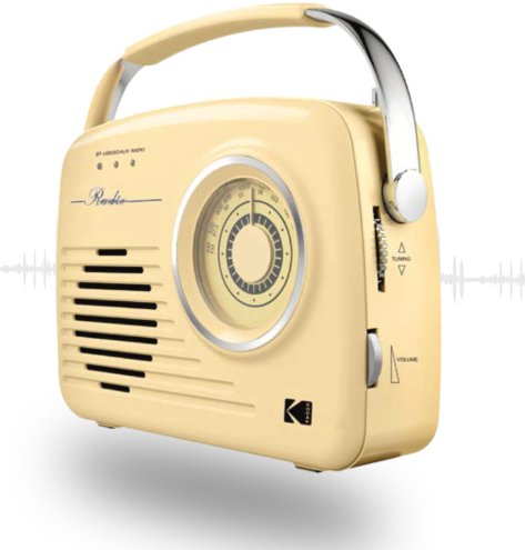 Retro Radio RR-7302 Bluetooth AUX USB AM FM Styl Vintage Przenośne