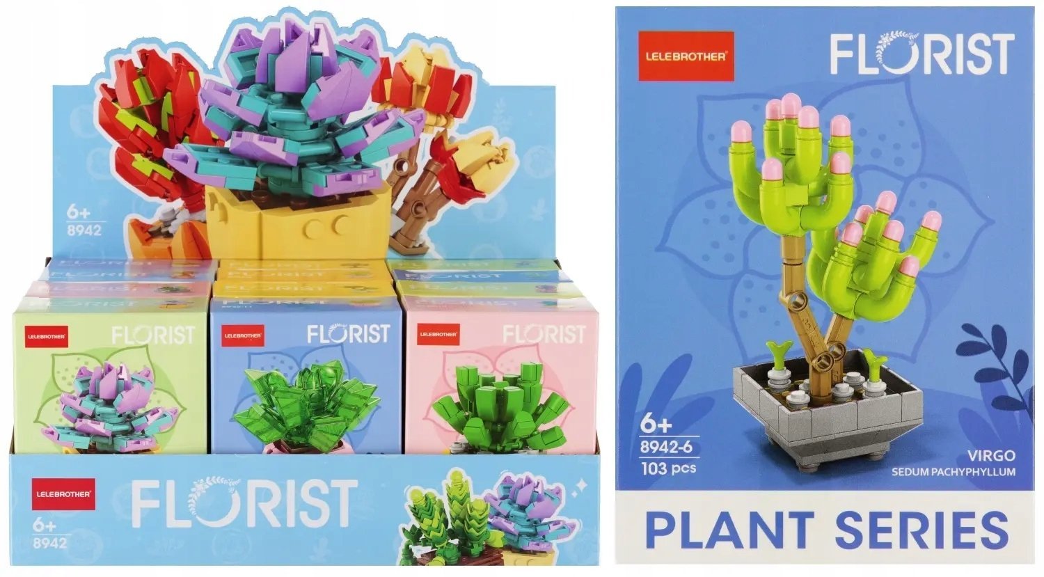 KLOCKI KONSTR KWIATY 71-138SZT 8X12X5 MC 12/288