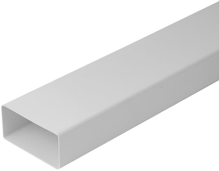 VENTILATION DUCT 110X55MM 1M ABS WHITE