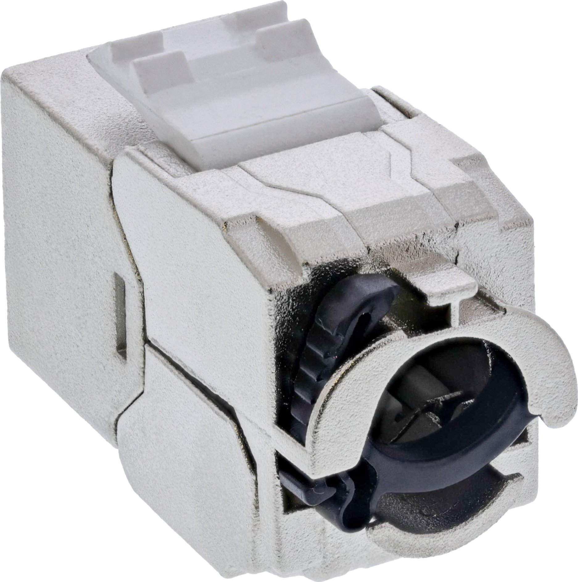 InLine 24pcs. Bulk-Pack InLine® Keystone RJ45 jack slim, SNAP-In, Cat.6A, integrated cable tie