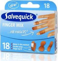Salvequick Salvequick Plastry Finger Mix 1op.-18szt