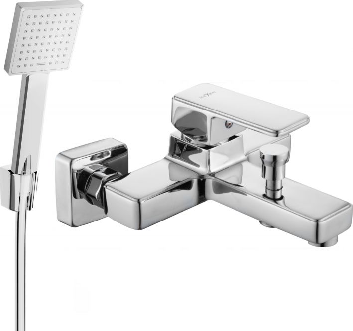 Mexen Mexen Cetus R45 bateria wannowa z zestawem prysznicowym, chrom - 74433R45-00