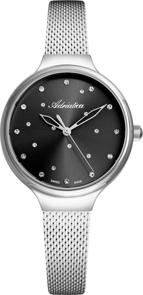Zegarek Adriatica Zegarek damski Adriatica A3723.5144Q CYRKONIE srebrny