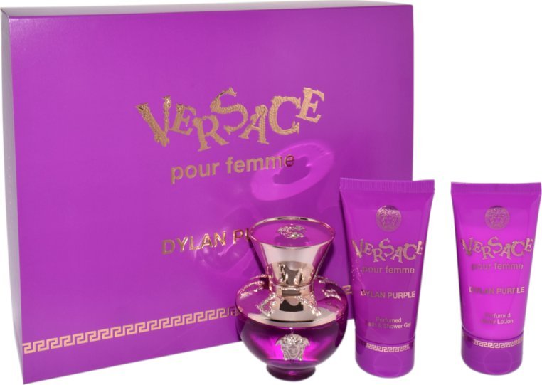 Versace VERSACE SET (DYLAN PURPLE (W) EDP/S 50ML + PERFUMED BATH&SHOWER GEL 50ML + PERFUMED BODY LOTION 50ML)