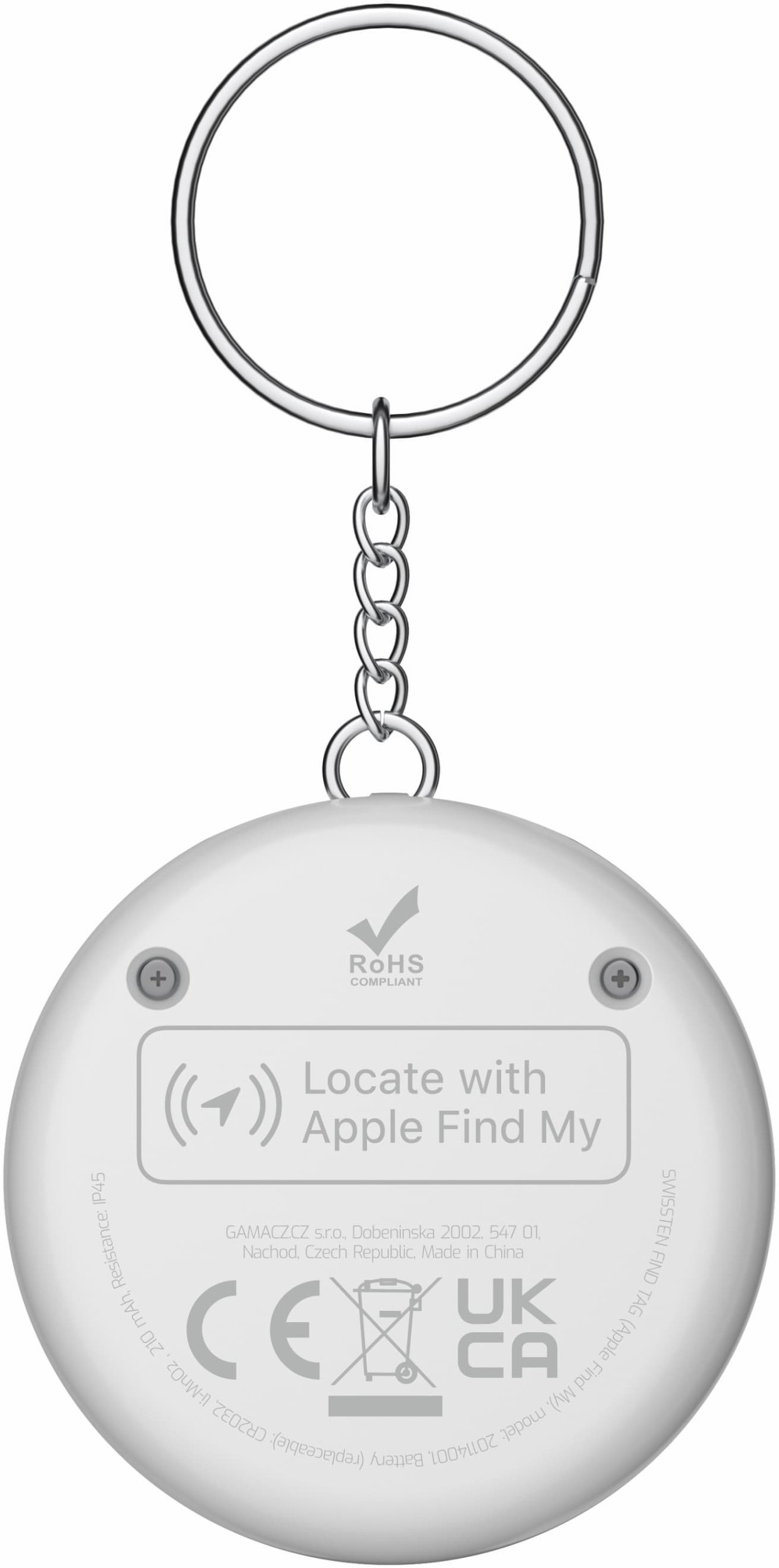 Swissten Find Tag Smart Locator with Apple Find My Function