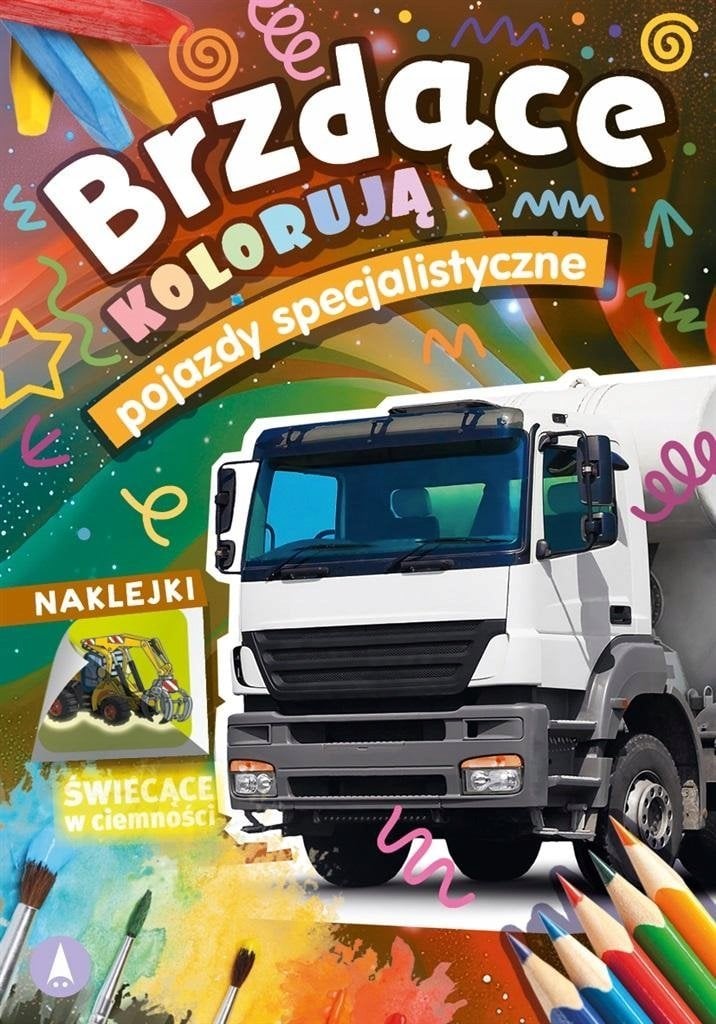 Mattel Brzdące kolor.Pojazdy specj.nakl.św.w ciemn.78350