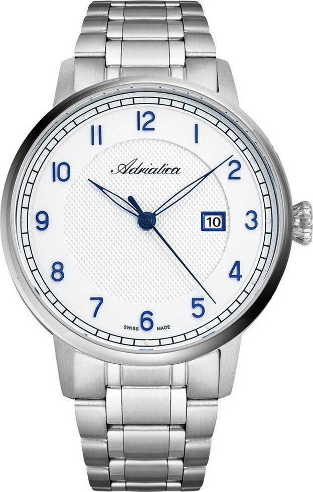 Zegarek Adriatica Zegarek męski Adriatica A8308.51B3A srebrny