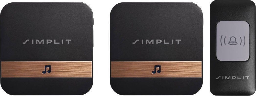 Simplit Dzwonek bezprzewodowy 611A 2x Odbiornik 1x Nadajnik Sztuka
