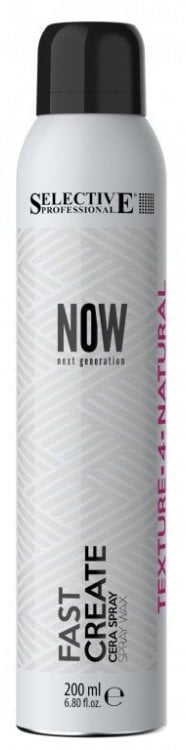 Selective Professional NOW FAST CREATE Purškiklis wax Purškiamas plaukų vaškas, 200 ml