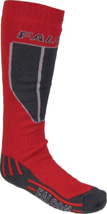 Falcon Skarpety Max Jr 2 Pack dziecięce : Kolor - Czerwony, Rozmiar - S