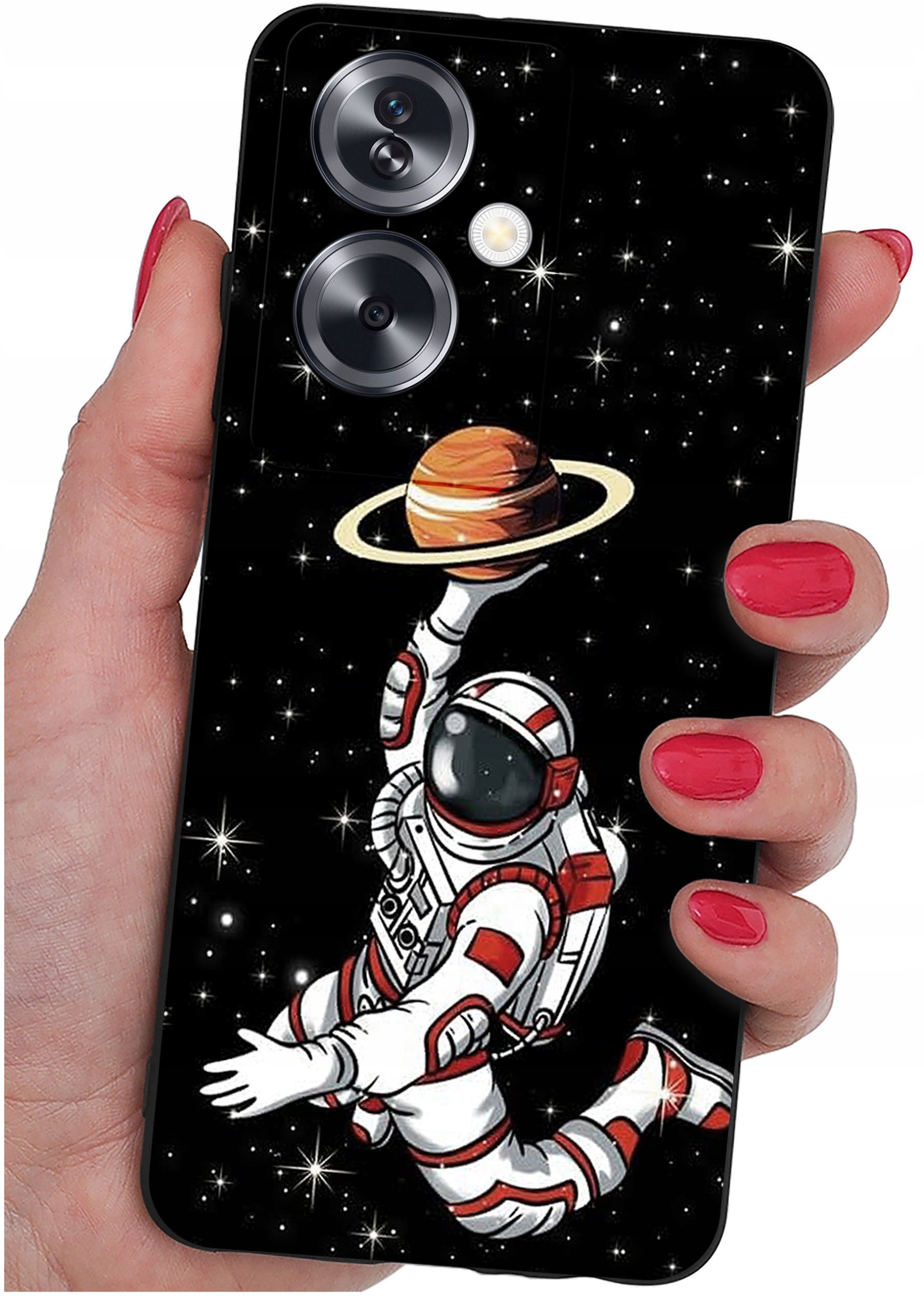 ETUI do Oppo A79 5G WZORY |SILIKONOWE MATT CASE + SZKŁO ochronne 9H